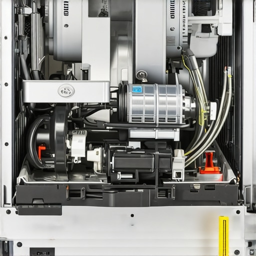 Illustration of dishwasher parts and troubleshooting tools