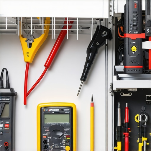 Technician using diagnostic tools on a dishwasher for troubleshooting.