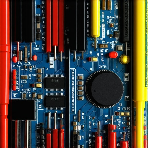 Advanced Dishwasher Control Board Diagnostics Technician testing dishwasher control board with multimeter