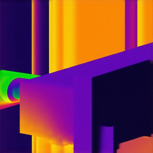 Advanced Thermal Diagnostics in Appliance Repair Thermal imaging showing hotspots on dishwasher electrical components.