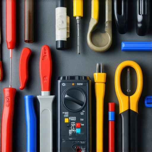 Close-up of a multimeter testing a dishwasher's heating element, with screwdriver and flashlight nearby.