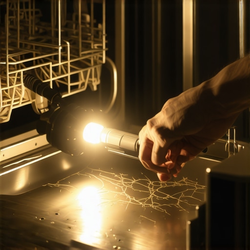 The Flashlight Trick to Spot Cracks in Your Dishwasher Tub