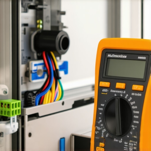 Using a multimeter and inspection camera to troubleshoot dishwasher issues.