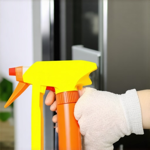 Person checking dishwasher spray arm for debris and blockages