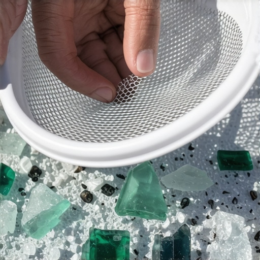 The Plastic Mesh Trick to Find Hidden Glass Shards