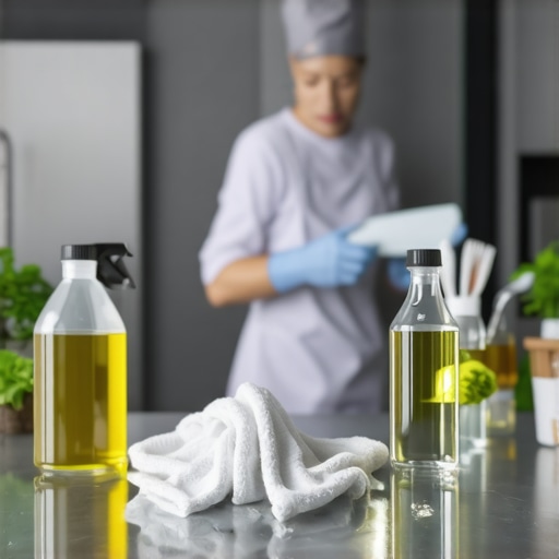Cleaning a stainless steel interior without harsh store-bought chemicals