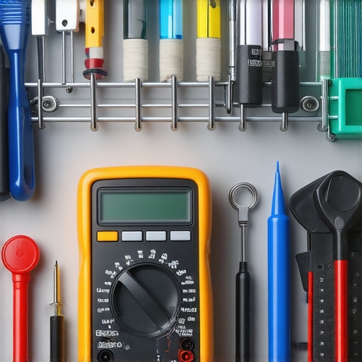 A person using a multimeter to test a dishwasher's heating element