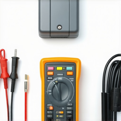 A person using a multimeter to test dishwasher wiring