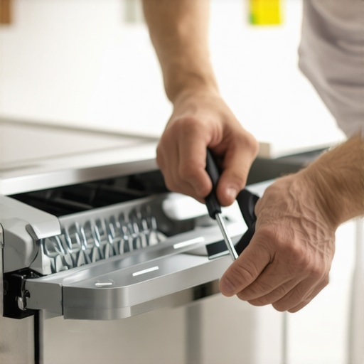 The Trick to Tightening Loose Dishwasher Hinges