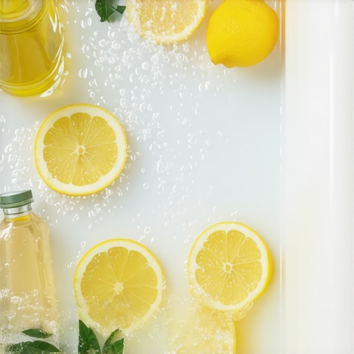 The natural way to strip hard water buildup from the tub
