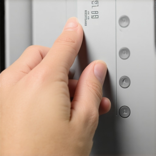 A homeowner activating the hidden diagnostic interface on a modern dishwasher control panel.