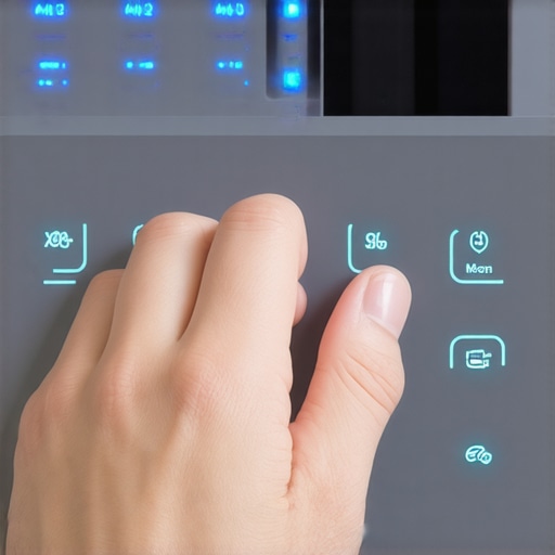 Accessing the hidden dishwasher service menu A person navigating the digital settings of a smart dishwasher to disable demand response features.