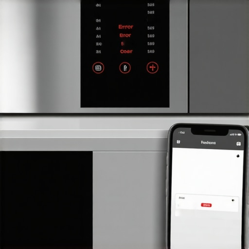 A smartphone capturing a dishwasher error code for a warranty claim