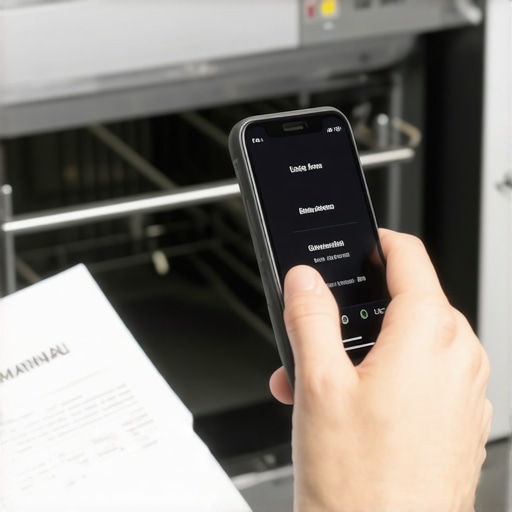 A homeowner documenting dishwasher error codes to prepare for a professional diagnostic call.