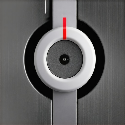 A close-up view of a dirty dishwasher sensor that needs cleaning to function properly.