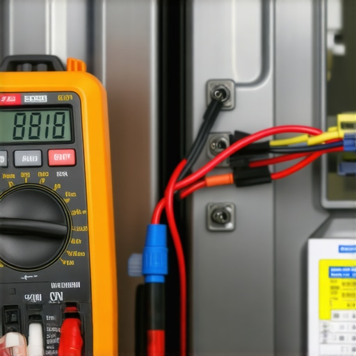 Using a multimeter to diagnose a dishwasher thermal fuse failure.