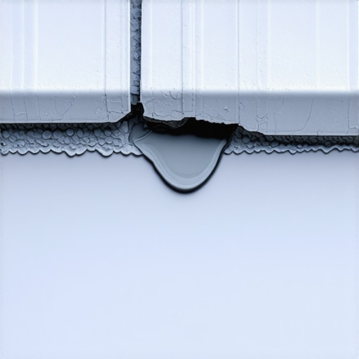 Close up of a cracked dishwasher gasket showing mineral deposits and wear.