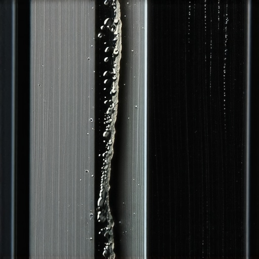 Close-up of a brittle and warped dishwasher gasket caused by excessive vinegar usage.
