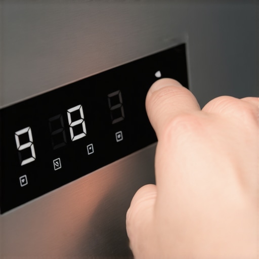 A dishwasher error code being diagnosed by a professional
