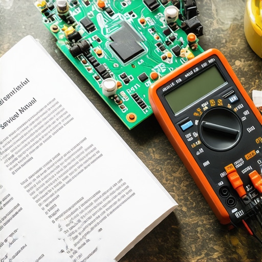 Using a multimeter to test a dishwasher control board for continuity