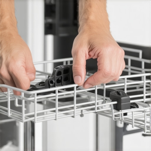 How to replace a broken dishwasher rack adjuster