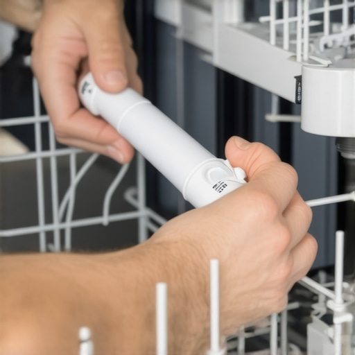 How to replace a cracked spray arm without calling a technician