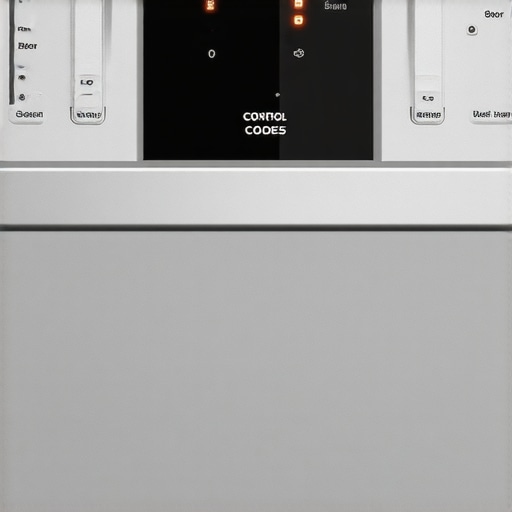 Interpreting Dishwasher Diagnostic Codes A dishwasher control panel showing a numeric error code for troubleshooting.