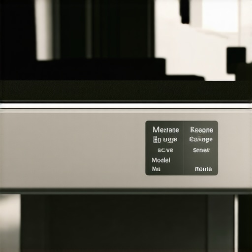 Clear view of a dishwasher model number sticker for part identification