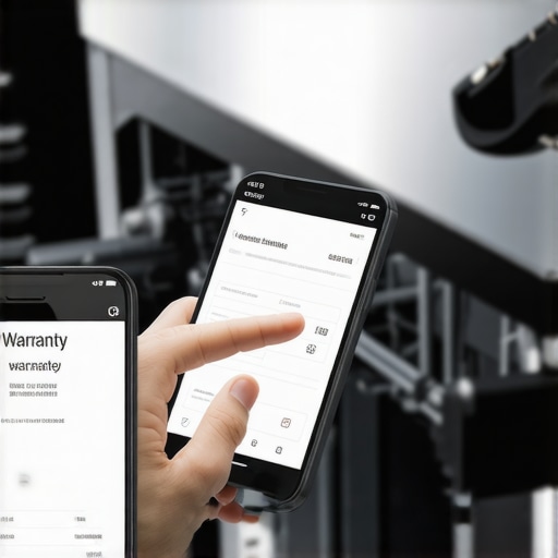 Technician checking dishwasher error codes for a warranty claim