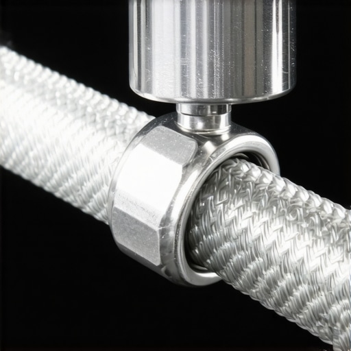 Close-up of a worm-gear clamp being tightened on a dishwasher hose to prevent leaks