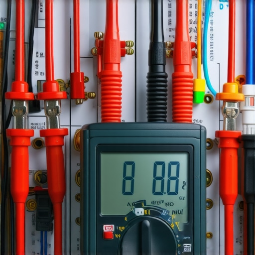 A person using a multimeter to diagnose a dishwasher control board problem.