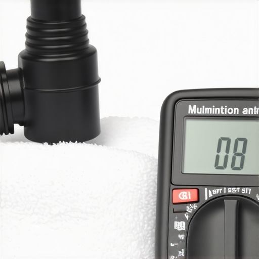 Testing Dishwasher Valve with a Multimeter A digital multimeter checking the solenoid resistance of a dishwasher water inlet valve.