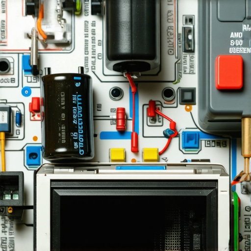 Close-up of a multimeter probe touching a damaged dishwasher circuit board showing signs of a power surge