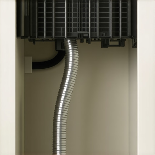 The Essential Dishwasher High Loop Setup Photo of a properly installed dishwasher drain hose high loop showing correct plumbing positioning.