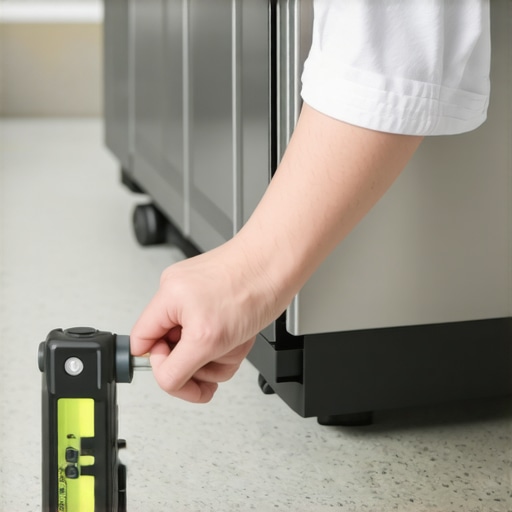 The simple fix for a wobbly dishwasher installation