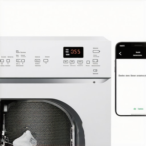 Close-up of a dishwasher interface showing an error code during a self-diagnostic test