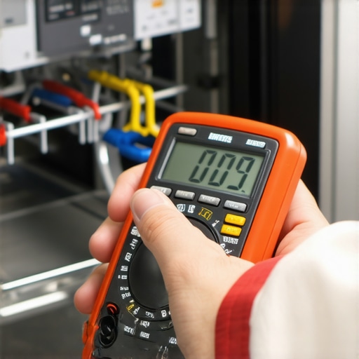 Using a Multimeter for Dishwasher Diagnostics Technician testing dishwasher components with a multimeter to verify a warranty claim.
